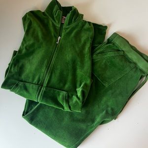 Authentic Juicy Couture green tracksuit